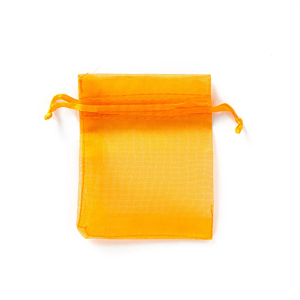 50 Stück transparente Organza-Geschenk-Kordelzug mit Schmuckbeuteln, Display-Verpackung, Weihnachten, Süßigkeiten, Hochzeit, Party, Festival, Mullbeutel