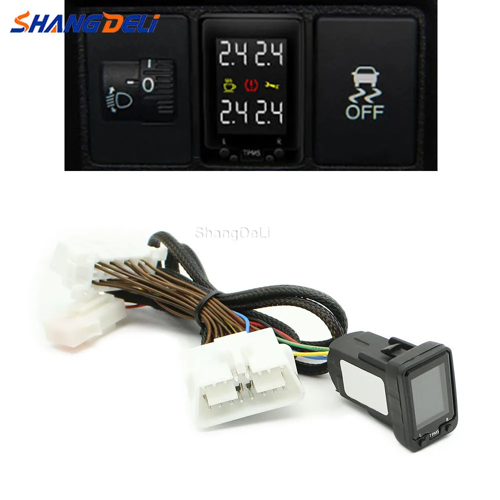 

Автомобильная цифровая система контроля давления в шинах OBD TPMS диагностическая сигнализация для Toyota Corolla 2014 Camry Prado Prius 2010 - 2017
