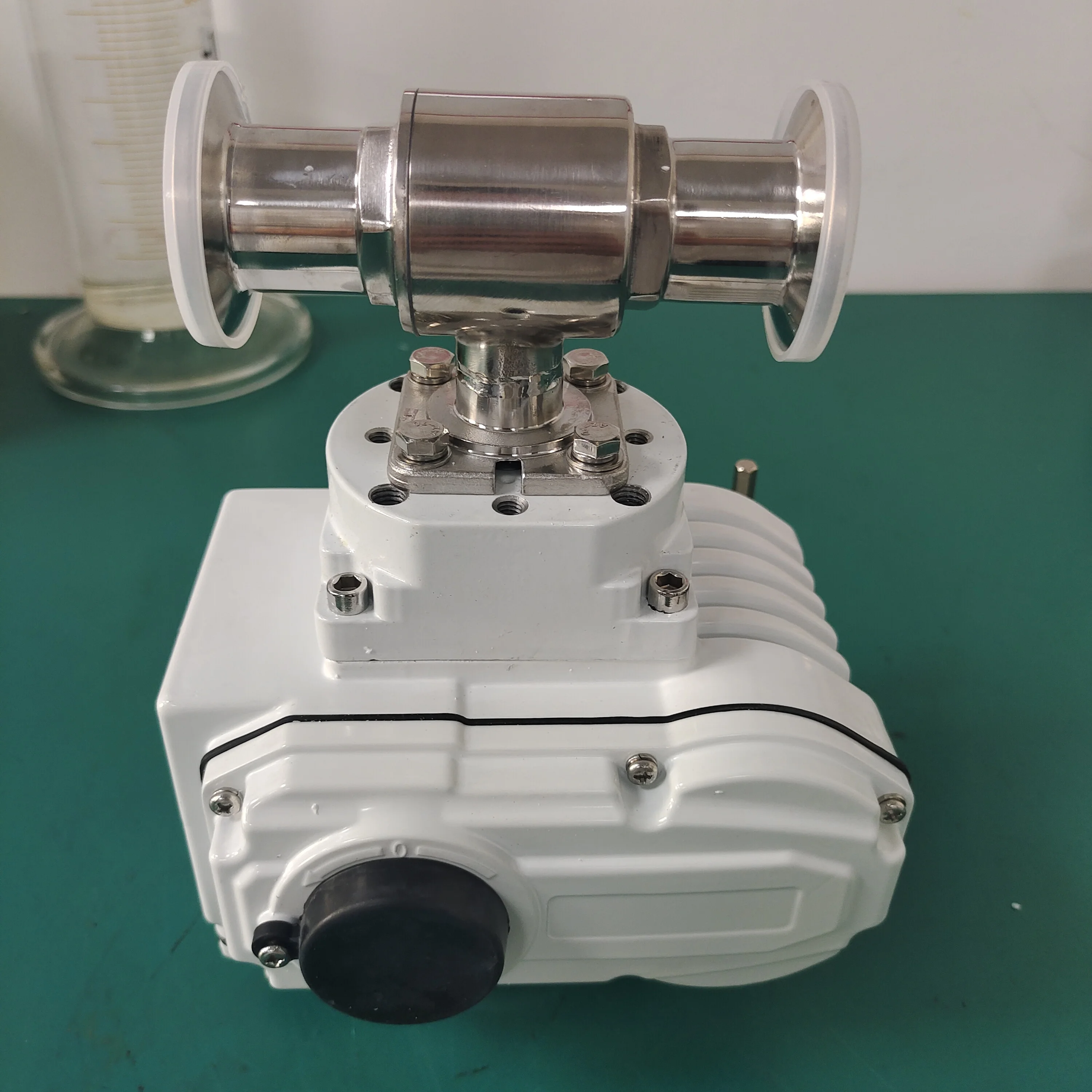 Stainless Steel Valve Electric Actuated Electric Actuator Sanitary Ball Valve