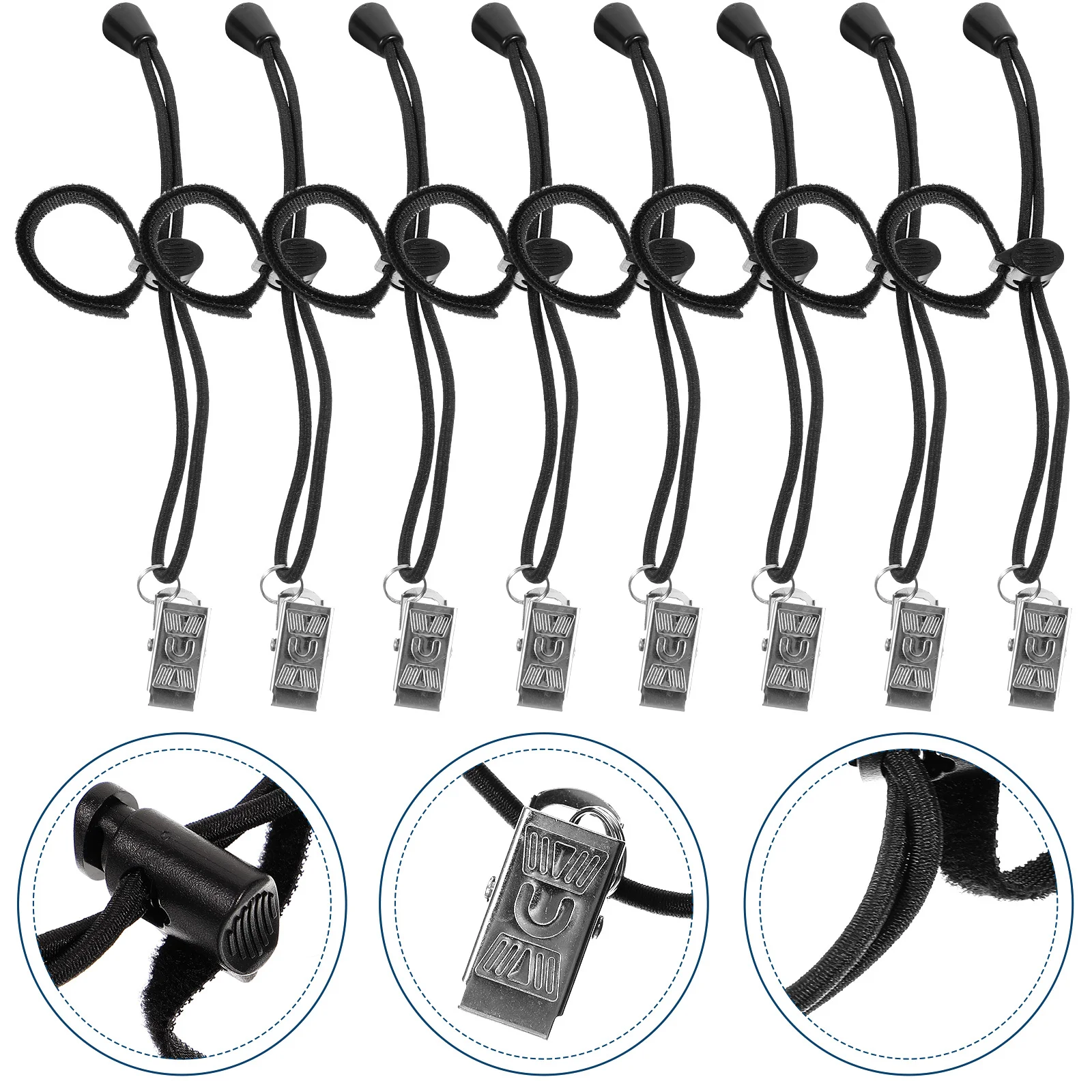 

8pcs Adjustable Backdrop Cloth Clamps Photography Background Clip Holder For Smooth Wrinkle-Free Backdrops Practical Fixing Tool
