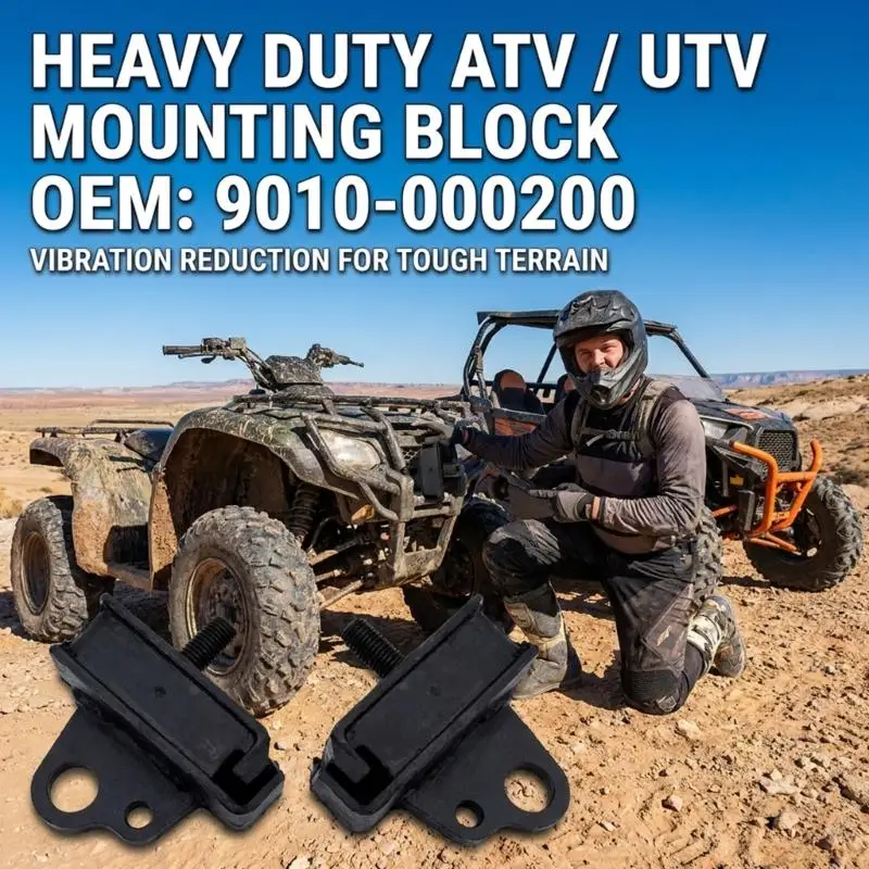 Engine Vibration Isolator Mount for CF 500 UTV Service Repair, Bracket Engine Mount Buffer Replacement 9010-000200 X37F