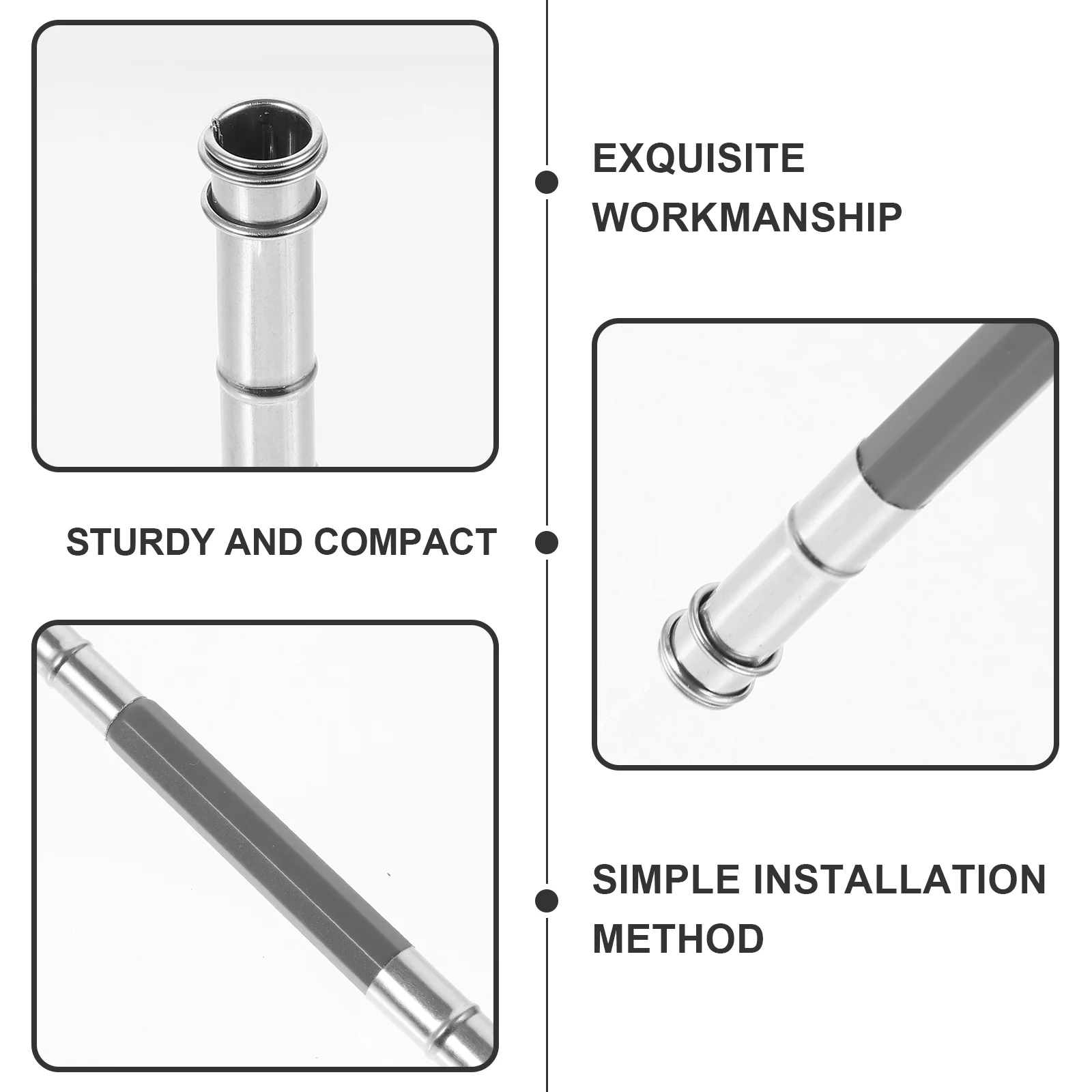 Extensor de lápiz para artistas, herramienta, soporte para lápices, bocetos, lápices de plomo, acero inoxidable, escritura de oficina, alarga, 5 uds.