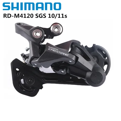 Imagen 2 del producto Shimano Deore M4100 Mini grupo 2x10v/11v palanca de cambios RD-M4120 M5120 desviador trasero de jaula larga para juego de bicicleta de montaña 10s