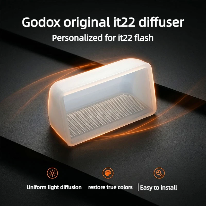 Portable Soft Flash Diffuser Cover Godox IT22 Light Modifier For Godox IT20 IT22 Mini On-Camera Flash Photo Shooting Accessory