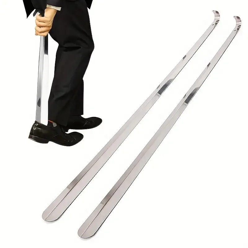 Stainless Steel Shoe Horn Metal Shoes Remover Professional Shoe Extractor Shoehorn Lifter Aid Slip Shoe Pull Tool Shoespooner