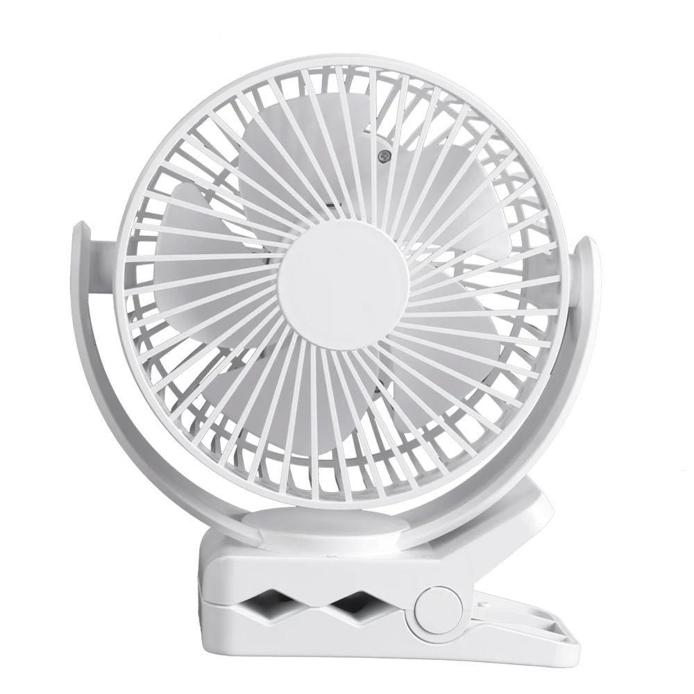 Portable Mini fan 5 inch 4000mAh battery clip on fan rechargeable OEM/ODM orders are welcomed