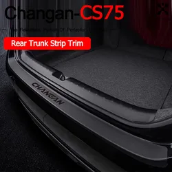 For Changan CS75 Plus 2020-2022 Car Decorative Interior Strip Trim Scuff Plate Sticker Trunk Side Door Tuning Parts Accessories
