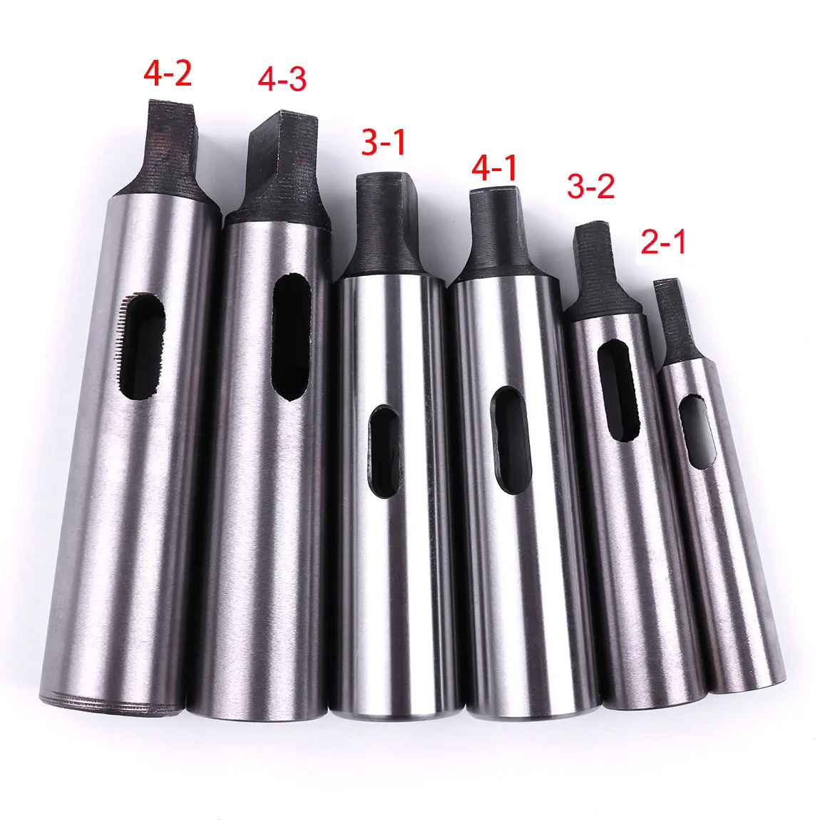 1Pc Accuracy 0.015mm Morse Taper Adapter / Reducing Drill chuck Sleeve For MT2-1 MT3-2 MT4-3 MT3-1 MT4-2 MT4-1