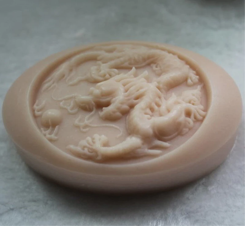 Soap Mold Silicone Craft Dragon Soap Making Mould Candle Resin DIY Handmade Mold