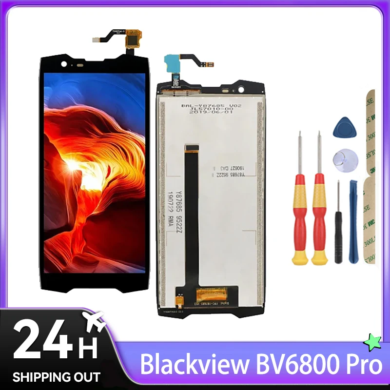 For Blackview BV5800 BV6800 Pro BV8900 BV8900 Pro BV6900 / LCD Display + Touch Screen + Tools