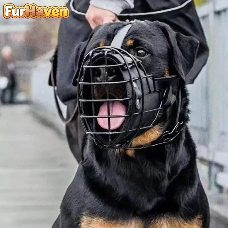 

Тактическая металлическая маска FurHaven для собак, защитная маска-клетка для тренировок собак-нюхальщиков, немецких овчарок, доберманов, ротвейлеров