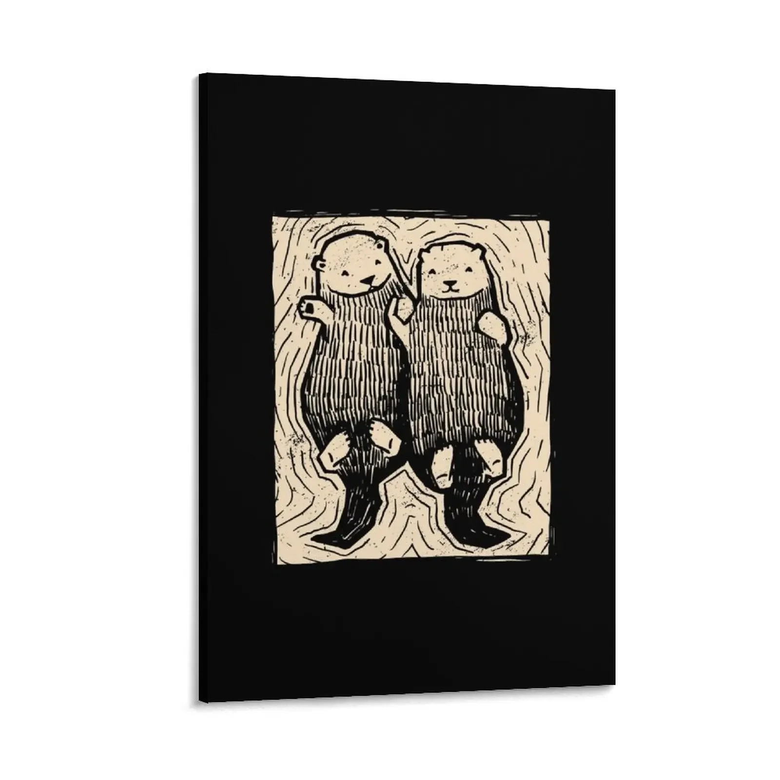 

otter Canvas Painting posters Luxury living room decoration bedroom decoration room decorations