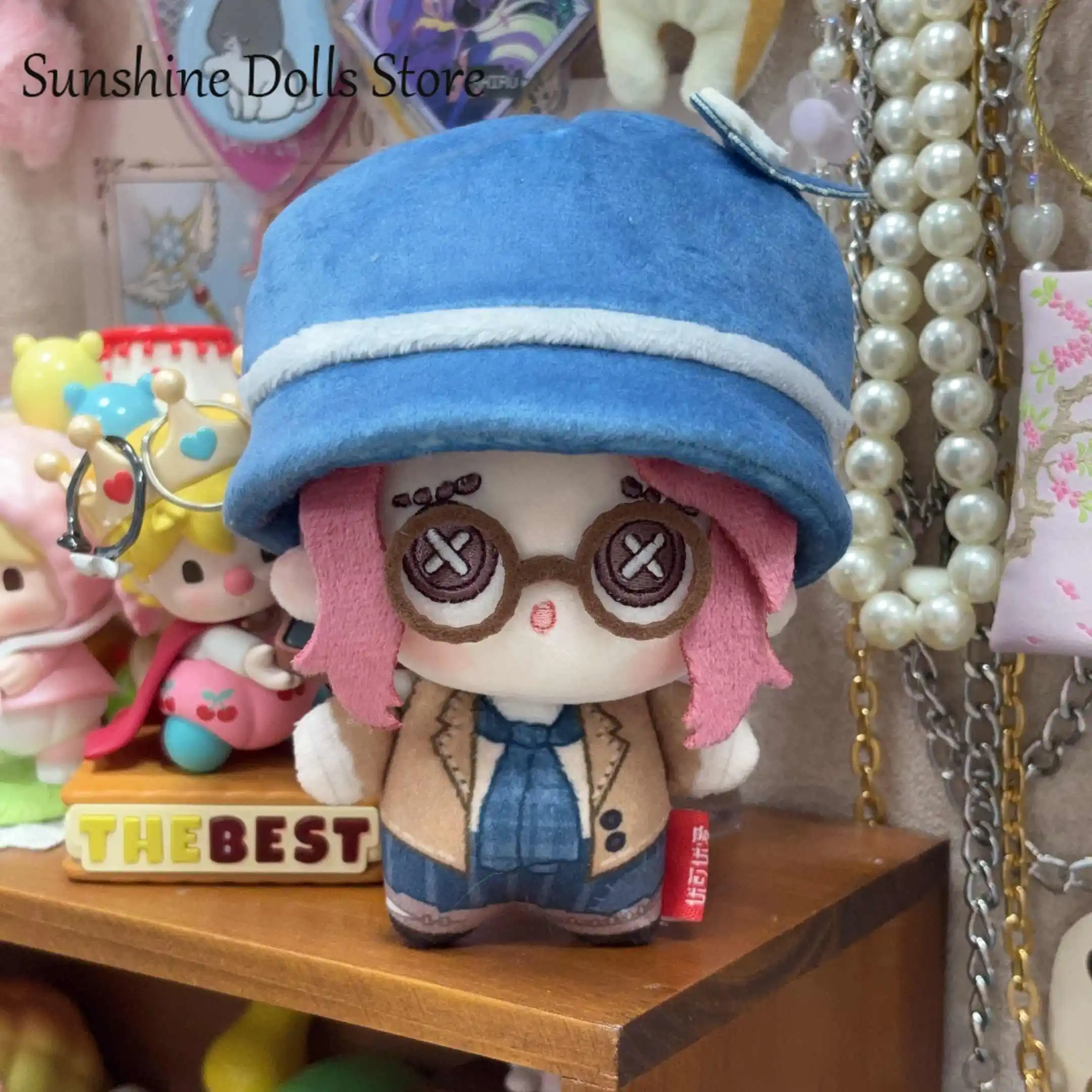 Identiteit V Serie Helena Adams Anime Schattige Pluche Pop Nunu Lichaam Figuren Poppen 10 CM Hanger Sleutelhanger Speelgoed Plushie Kerstcadeau