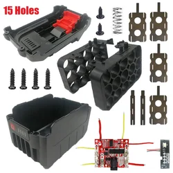 10/15 Holes Li-ion Battery Case For Makita 18V Lithium Tools BL1830 1860 Shell Box Circuit PCB Board Charging Protection Replace