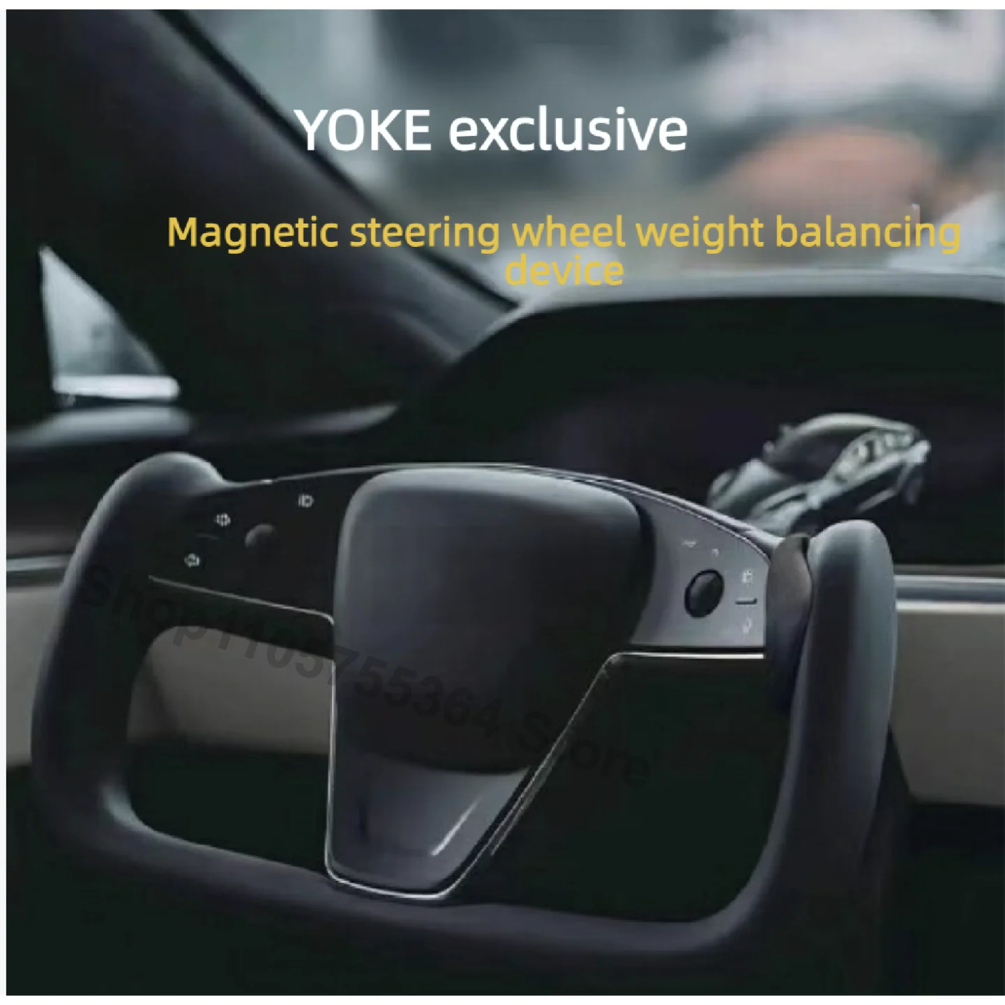 Suitable for Tesla YOKE steering wheel steering wheel decoration accessories (divided into ordinary and extended models)