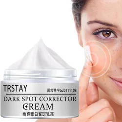 Creme de reparação de manchas escuras manchas de idade manchas solares cloasma arbutin anti-envelhecimento iluminando creme de clareamento da pele