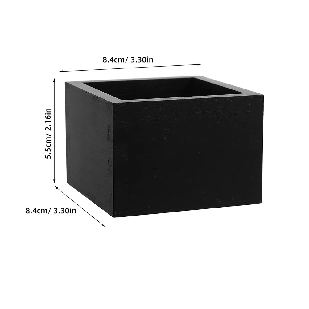 3Pcs Japanese Saki Cups Square Wooden Design Elegant Storage Box Included Versatile Use Sushi Bars Home Entertaining Wooden Tea