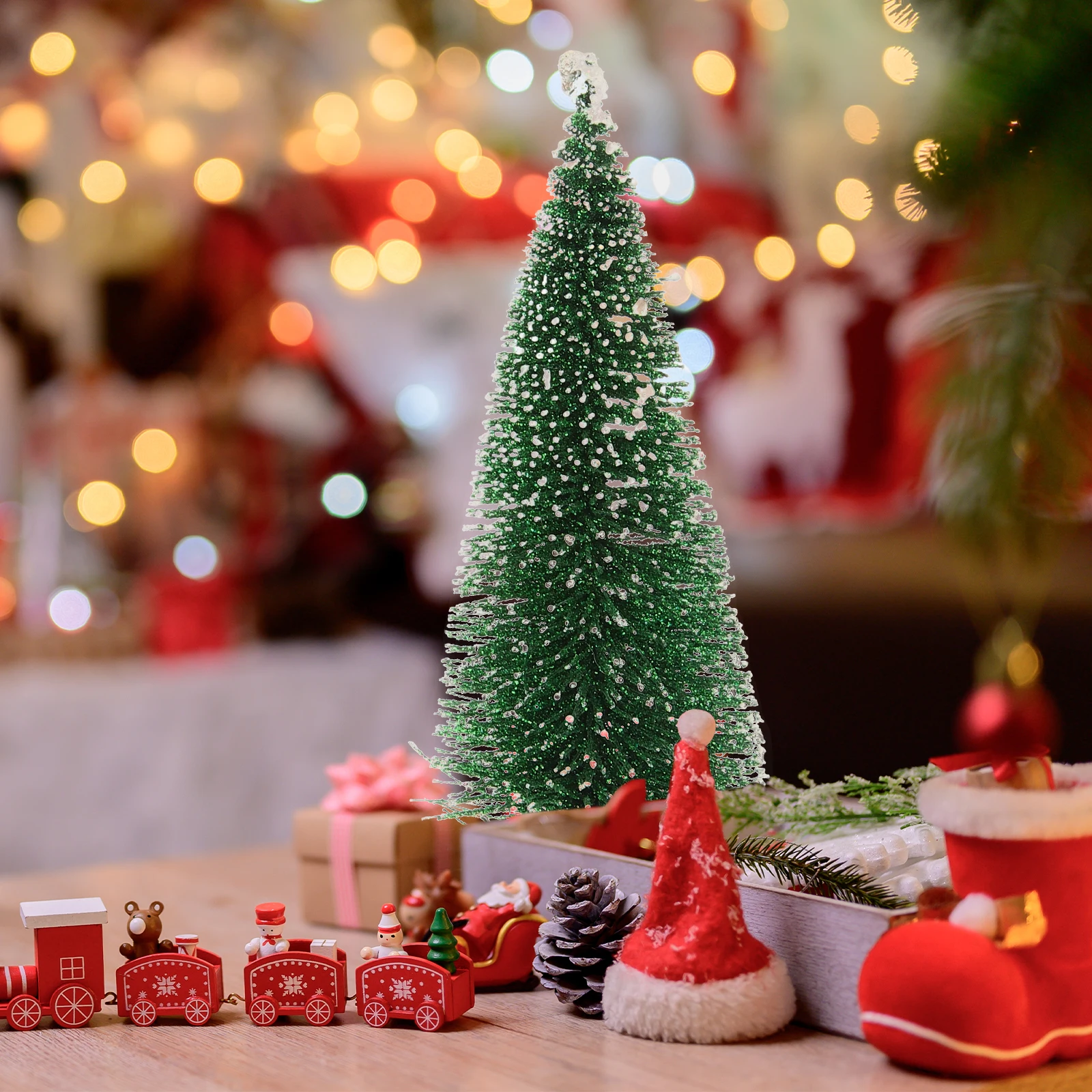 

3Pcs Christmas Artificial Xmas Tree Clips Mini Tree Decorations DIY Clip Wedding Party Favor Holiday Crafts Christmas Decors