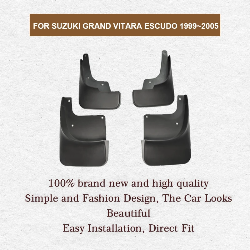 Car Mudguards for Suzuki Grand Vitara Escudo FT GT 1999~2005 Auto Mudflaps Fender Mud Flap Splash Flares Guards Cover Accessorie