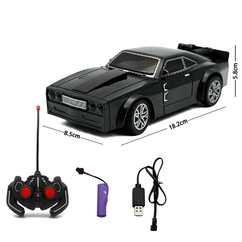 Voiture de dérive télécommandée pour enfants, simulation de voiture de sport, Hellcat, Batman, modèle précieux, jouet de voiture pour garçon, cadeau d'anniversaire, nouveau, 2024