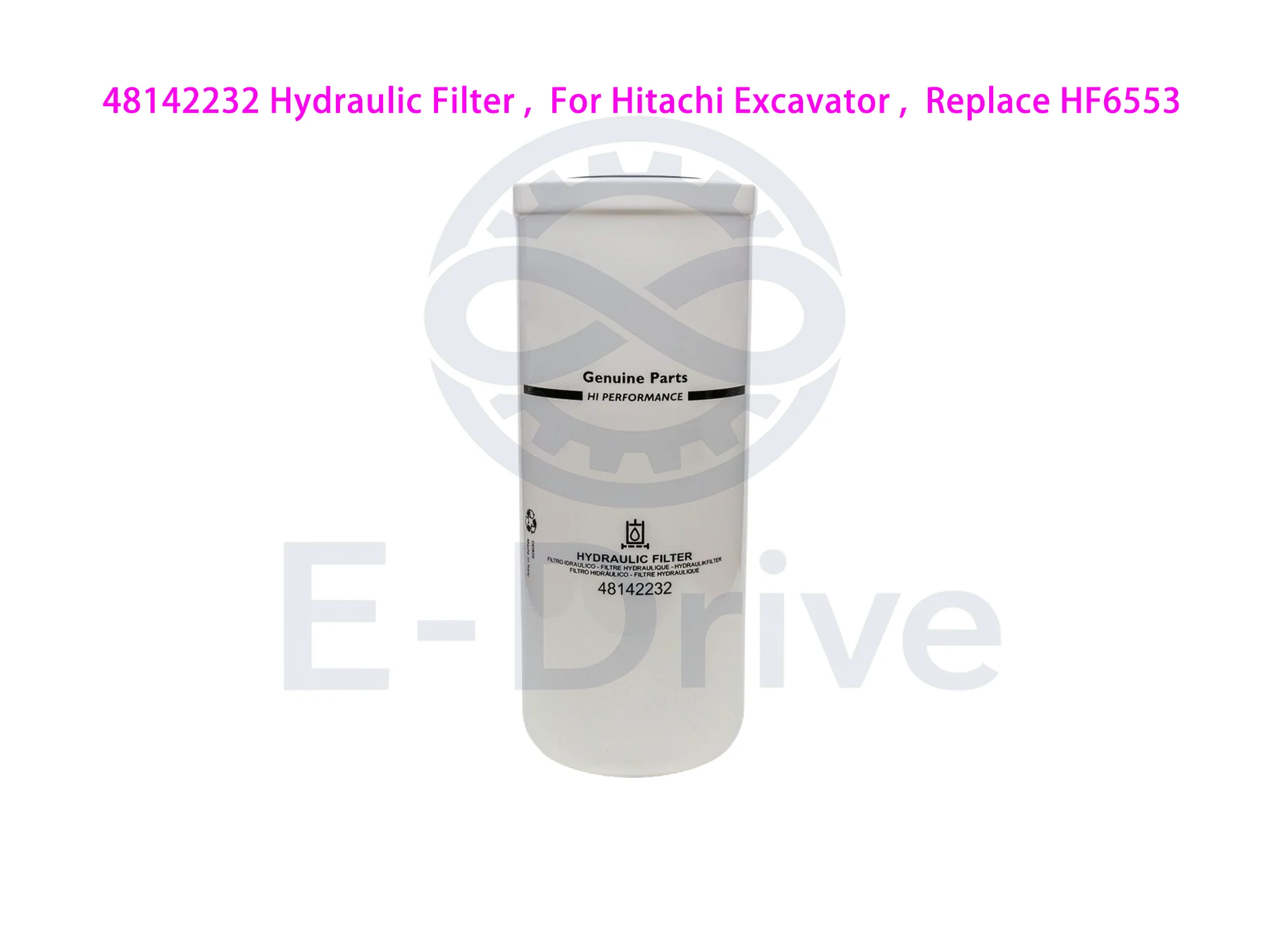 

Гидравлический фильтр для экскаватора Hitachi, замена HF6553 P165675 BT8840 (номера 48142232, 84226263)