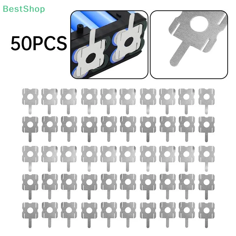 

30/50Pcs Lithium Battery U-shaped Nickel Sheets Battery Pack Nickel Sheet For Spot Welding Machine Battery Welding Accessories