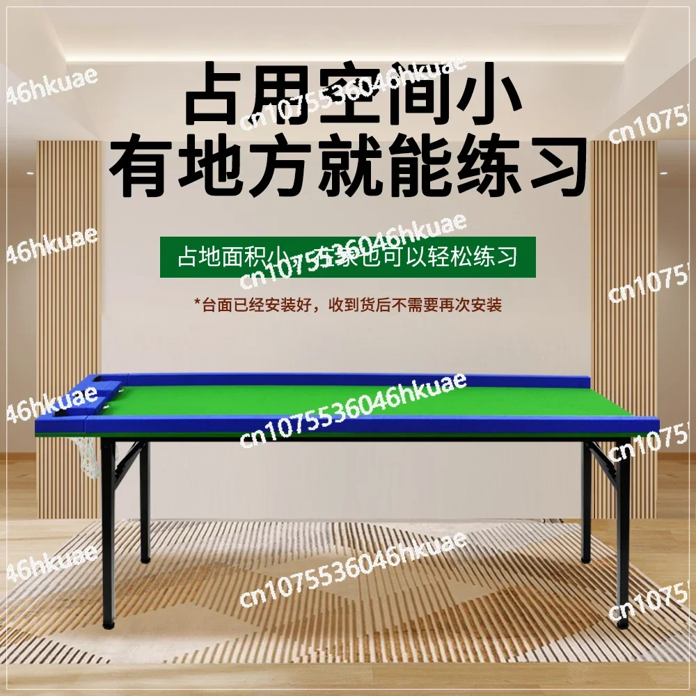 

Домашнее обучение, карман для снукера, деревянные отверстия, складные железные ножки, играющий в пять точек, бильярдный стол