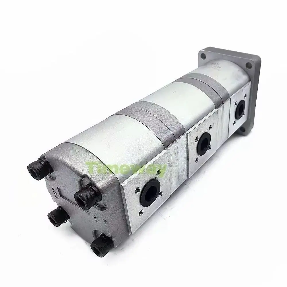 

Гидравлические шестеренные насосы 68651, тройной насос, замена Kubota KX101 68651-61110, перемещающий вал гидравлического насоса, φ17 мм, 15 зубьев