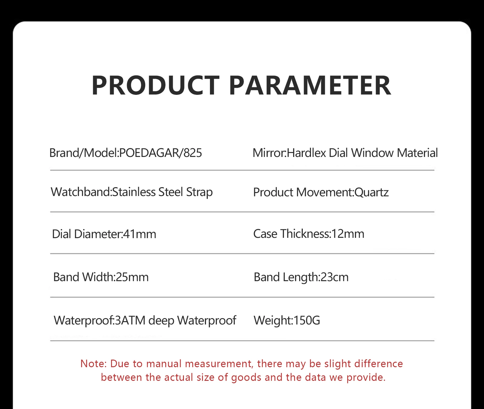 POEDAGAR Mode Marke Männliche Armbanduhr Wasserdicht Leucht Edelstahl Männer Uhr Datum Woche Casual Quarz herren Uhren Reloj – Detail 8