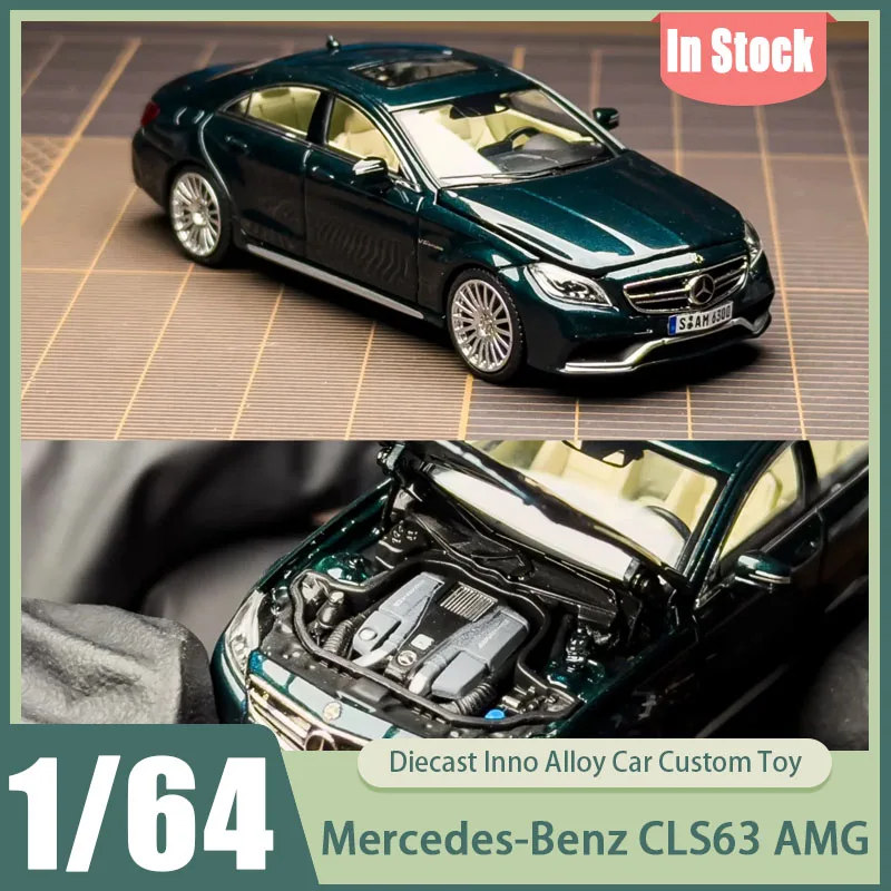 

New In Shock Mortal 1:64 Mercedes-Benz Cls63 Amg Diecast Car Model Devil'S Eye Theme With Openable Hood Collectible Ornament Toy
