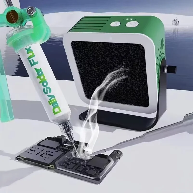 Smoke Extracting Fan with Lighting Function for Mobile Phone Maintenance Motherboard Welding Repair Cooling Fan
