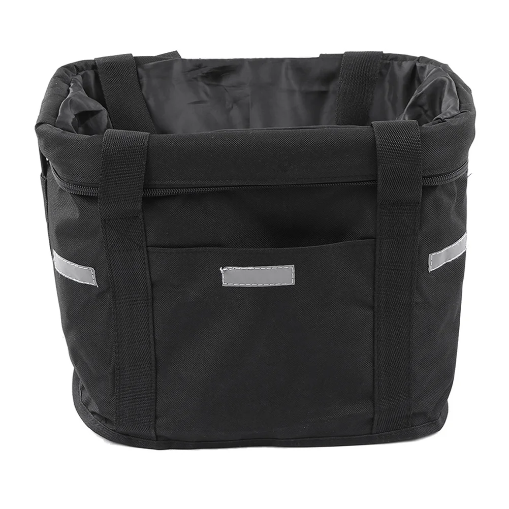 

Waterproof Portable Foldable Front Bike Basket Bag Quick Release Handlebar Carrier for Cycling Shopping Picnic