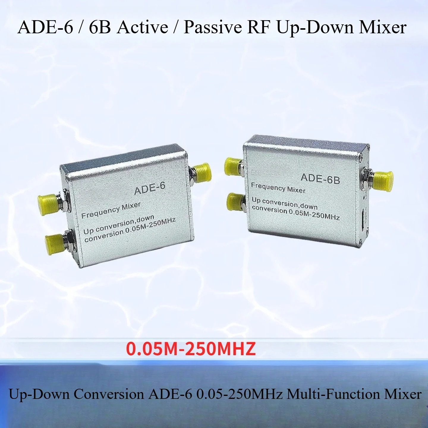 ADE‑60 Multi‑Function RF Mixer,0.05‑250MHz Passive/Active Mixer Module,Up‑Conversion Down‑Conversion Signal Processor