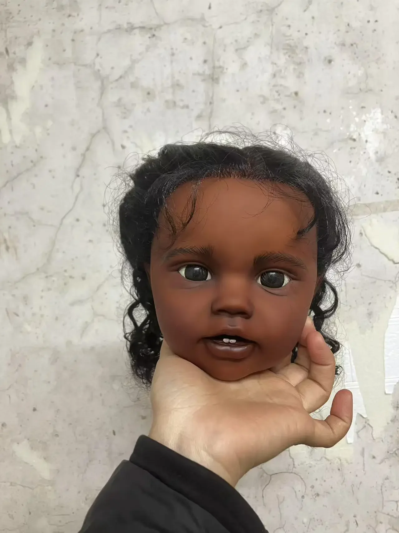 DLS Customized Limited Supply 24inch Reborn Baby Lottie With Hand-Rooted Hair Painted Kit DIY Part With Cloth Body