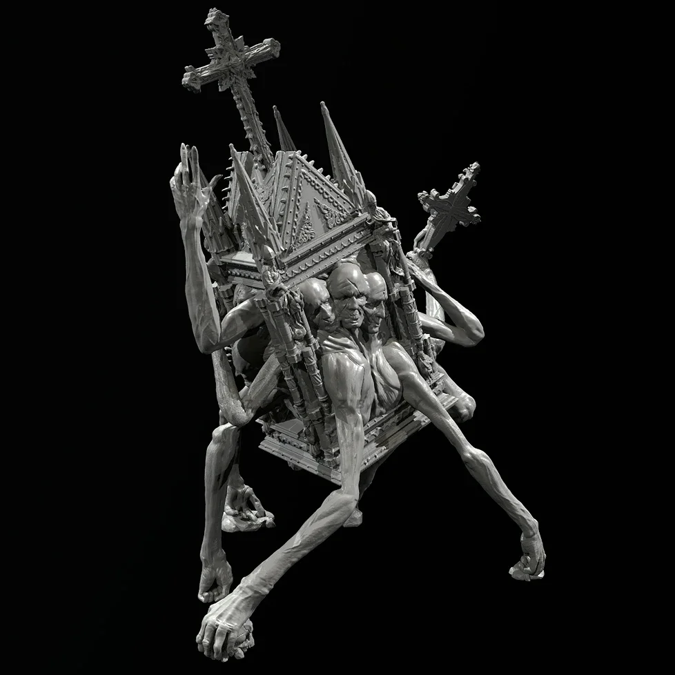 The height of man 38mm 50mm 75mm Resin model kits figure colorless and self-assembled 3D Printing  TD-6783/3D