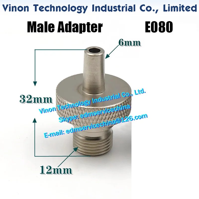 E080 Chuck Adapter (External thread) Drill Chuck Holder for small hole edm drilling S odick K1C,Matra Bohrteufel, Castek