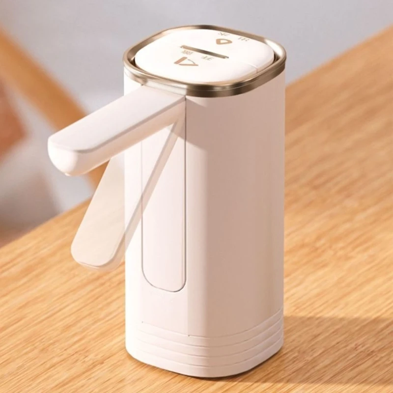 เครื่องสูบน้ำไฟฟ้าพลาสติกขนาดเล็กแบบพับได้เครื่องปั๊มน้ำถังน้ำอัตโนมัติเหมาะสำหรับถังน้ำ