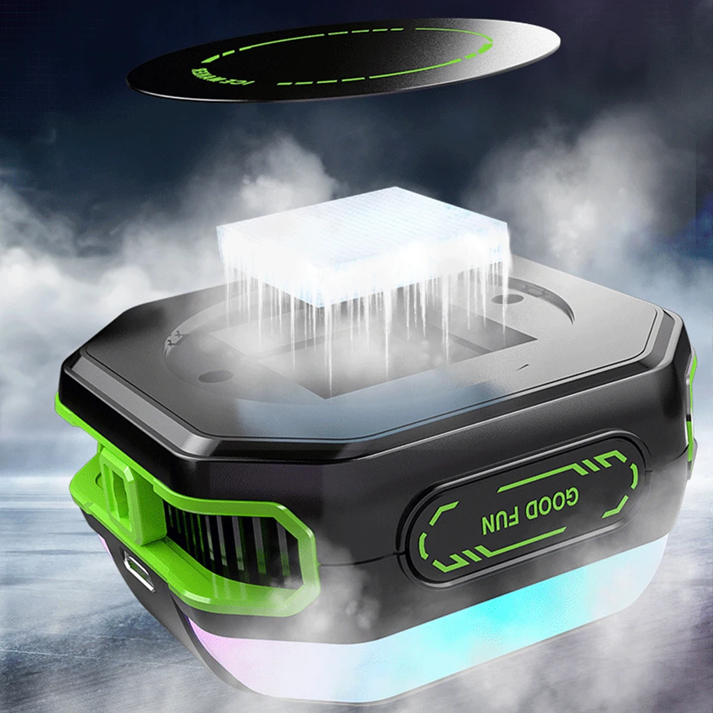 

Mobile Phone Cooler, Magnetic Semiconductor Cooling Fan, Radiator for iPhone Xiaomi , for PUBG Gaming Cooler Phone Accessories