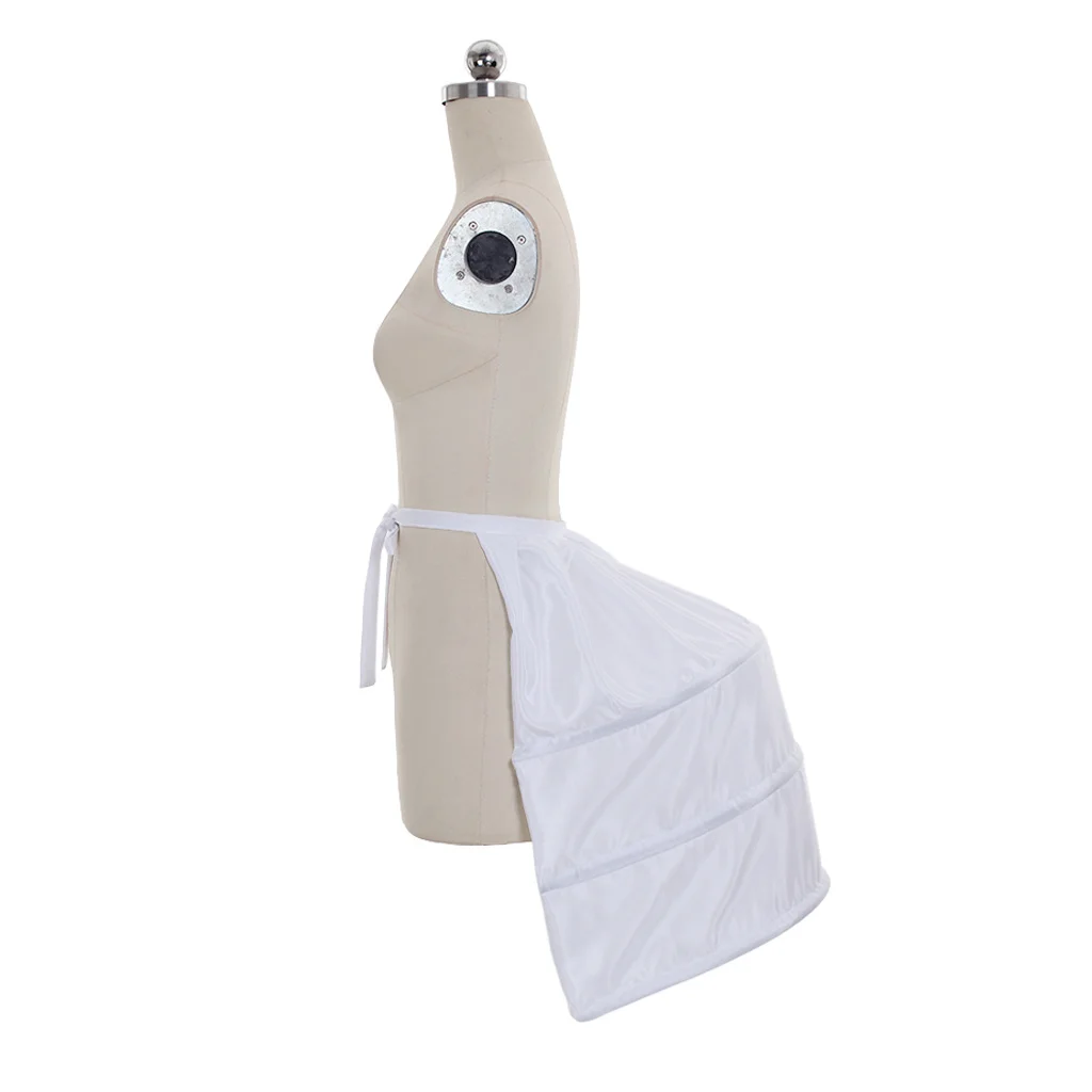 Middeleeuwse Victoriaanse Rococo Jurk Petticoat Crinoline Onderrok Dames Witte Kooi Frame Fietstas Drukte