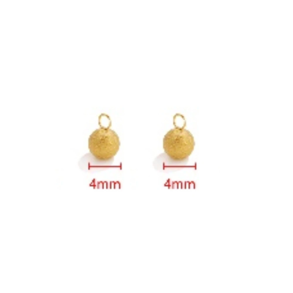 20pcs Stainless Steel Solid Ball Beads for DIY Jewelry Making
