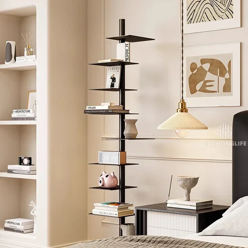 Minimalist book shelf Bookcases Cabinets Collect Shelves Storage Bookshelf Floor Display Estante De Livros Modern Furniture