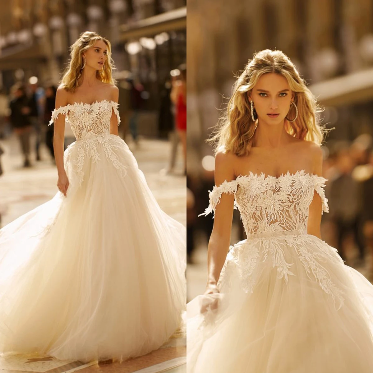 

Elegant A Line Wedding Dresses Strapless Sleeveless Pearl Backless Evening Party Gowns Vestido De Noiva Court Train Customized