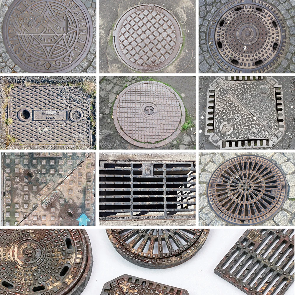 1/35 Model Well Lid Sewer Manhole Cover Model Scene Accessories Hobbies Making Tools Scale Models