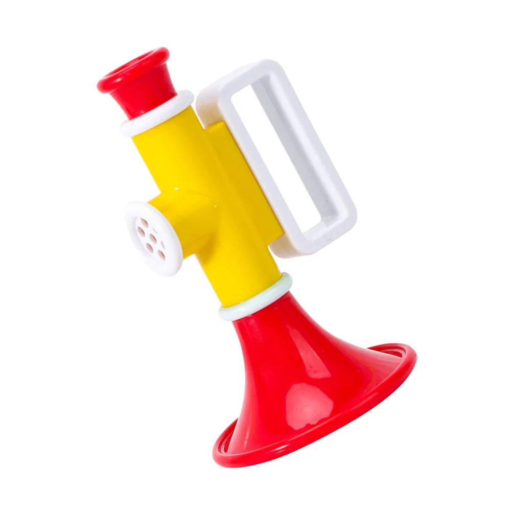 1 szt. Wytrzymała plastikowa trąbka dla dzieci, instrument muzyczny, głośne wydobywanie dźwięku, kreatywna zabawka edukacyjna, trąbka-zabawka