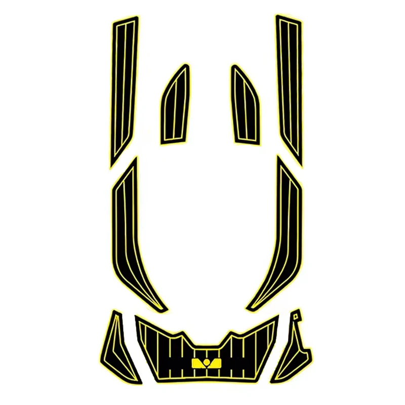 مخصص إيفا رغوة حصيرة جت سكي وسادة تثبيت سطح البحرية سجادة ضد الإنزلاق ل Seadoo GTR GTI GTS 130 2011-2019/WAKE 13 قارب لوحة تثبيت #1