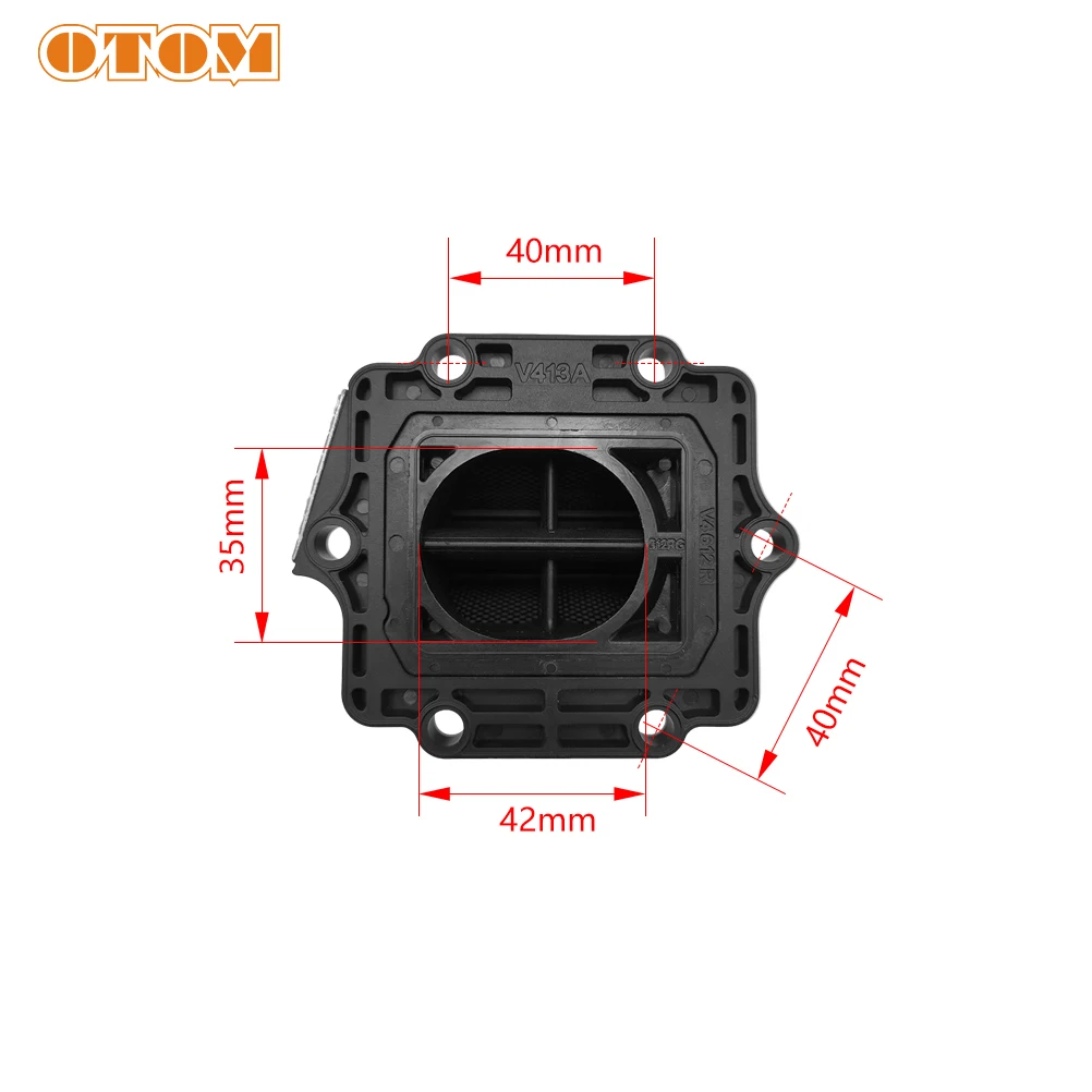 OTOM Motorcycle Reed Valve For KAWASAKI KX125 01-02 KDX200 1983-2006 KDX220 1997-2005 Motocross Reed Valve Assembly 12021-1116