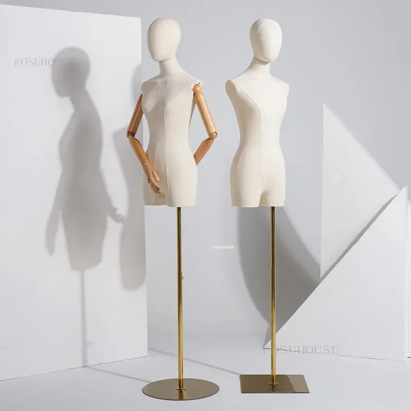 High-quality Female Mannequins For Wedding Dress Sewing Mannequin Shelf DIY Women's Clothing Display Female Window Display Stand