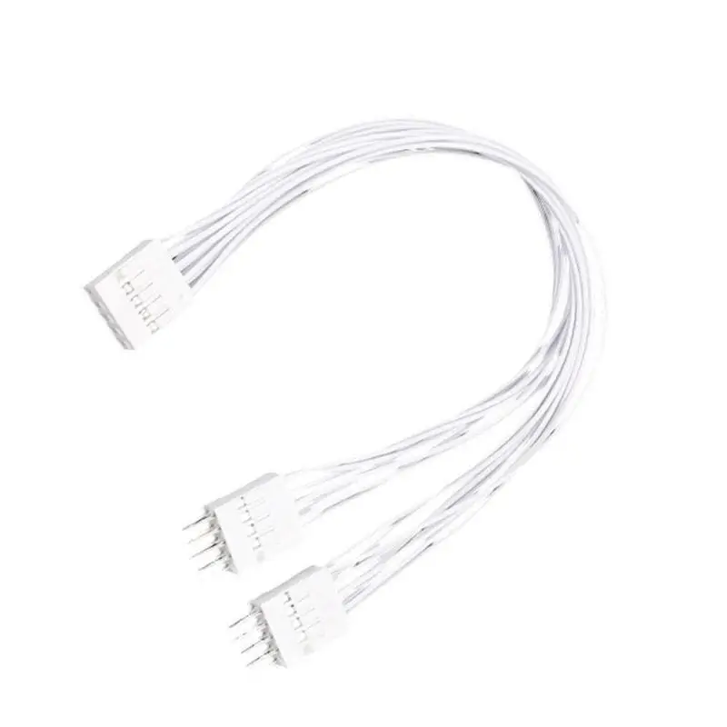 652F Motherboard Extension Cable 9Pin 1 Female to 2 Male Switcher Splitter Cable Adapter For Motherboard Power Resetting