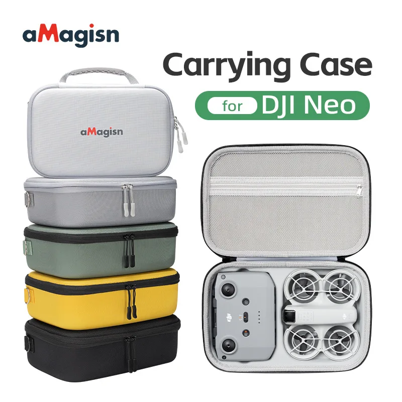 Carrying Case for DJI NEO Drone Storage Hanging Bag Hard Shell Box Shockproof Waterproof Accessories Handle Organizer for Neo