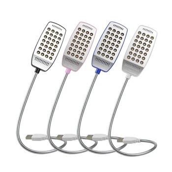 유연한 28 LED 책 빛 USB DC 5V 독서 책 조명 책상 밤 램프 노트북 PC 컴퓨터, 온/오프 스위치 